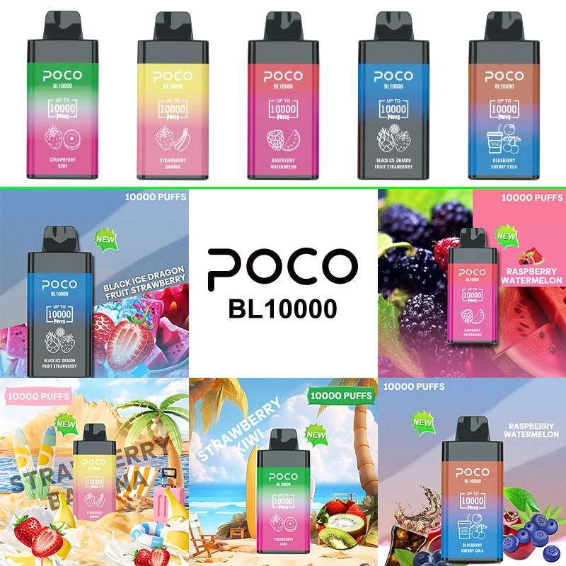 Poco 10000 Puff Bar E Cigarette Hookah Pen desechable VAPE Pluma