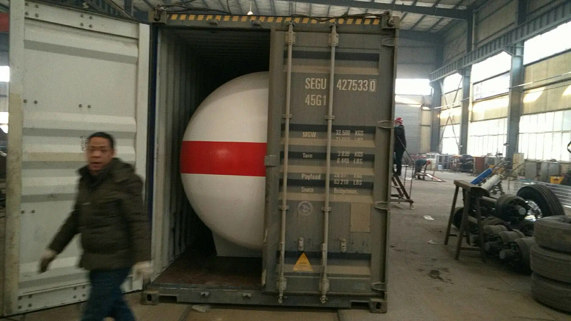 Used LPG Toroidal Tank 5 Tons 10000 L LPG Storage Tank Price