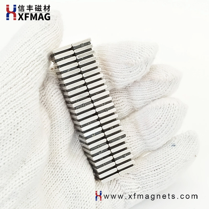 Customized Magnetic Neodymium Nickel Rare Earth Permanent Strong NdFeB Rectangle Magnet