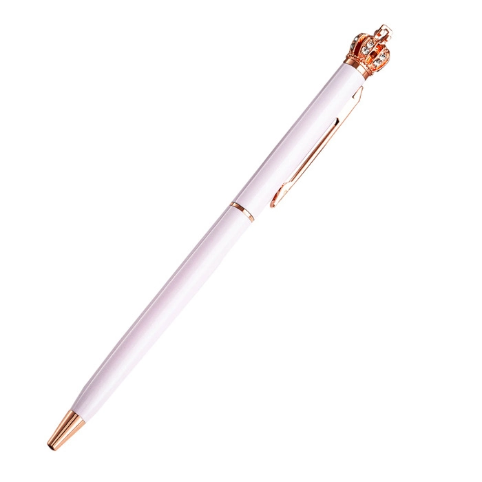 Hotsale Moda Stationery hermosa Reina estilo pluma Corona Ballpoint Ben Para promoción