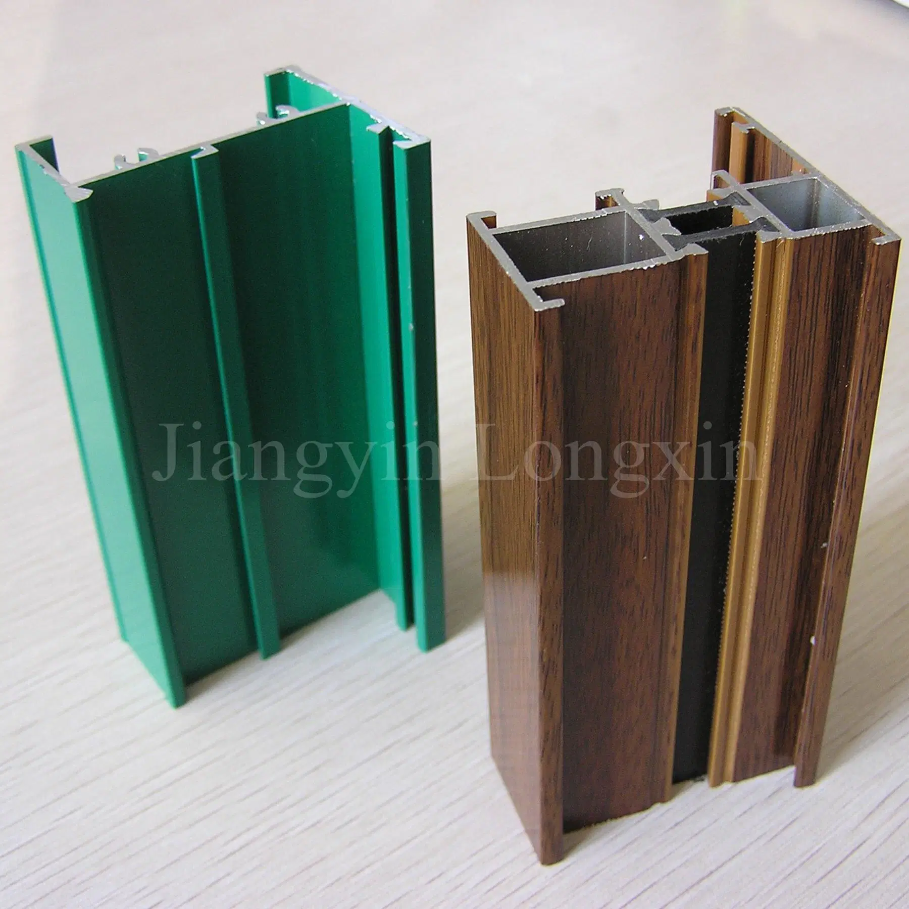 Powder Coating Surface Treatment Aluminum Profile Extruded Ingots with Low Price for Windows