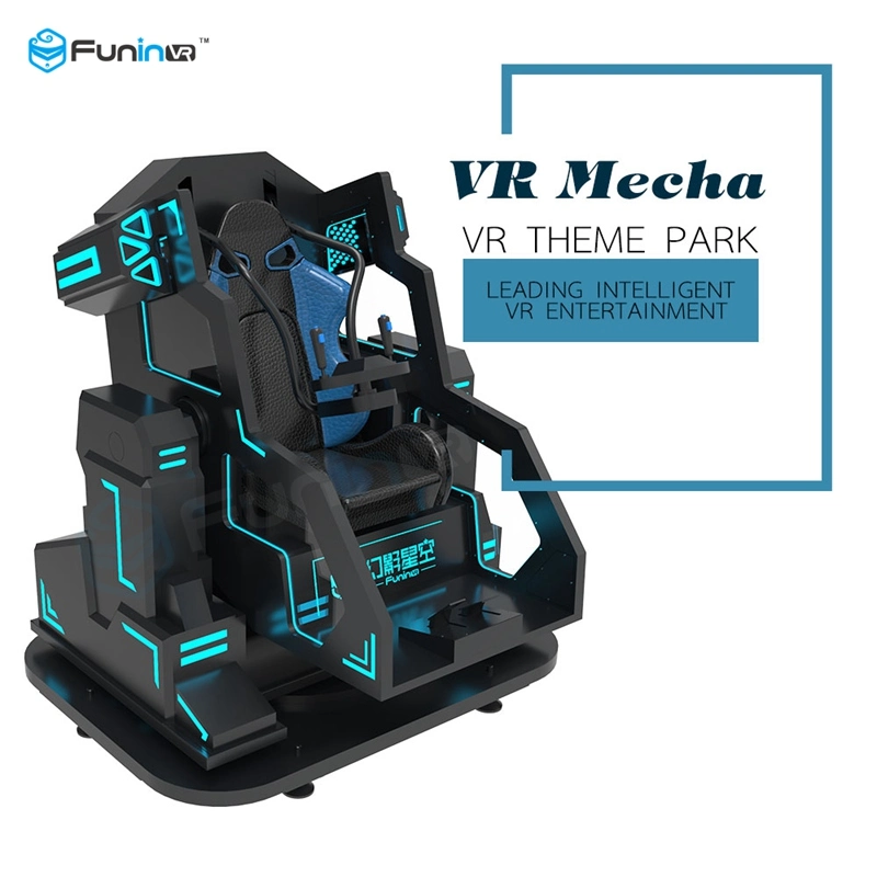 Mecha Simulateur de jeu 9D VR 9D de réalité virtuelle en verre de simulateur de Cinéma Les Manèges