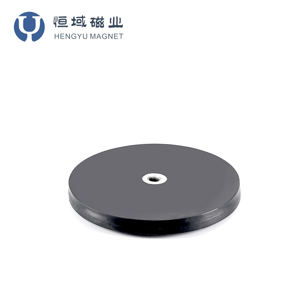 High quality/High cost performance  Rare Earth Rubber Coated Pot Magnets NdFeB Magnet Pot for LED Lighting Tt88