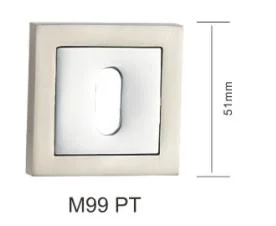 Bloqueo de la empuñadura de puerta de aleación de zinc (M66-730 SN/PC).