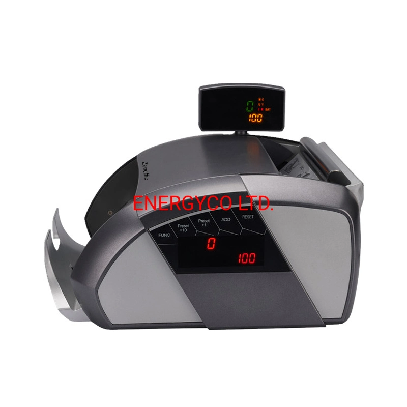 USD / Euro Cash Machine Bill Money Currency Counter with UV Mg Detection Bill Counter