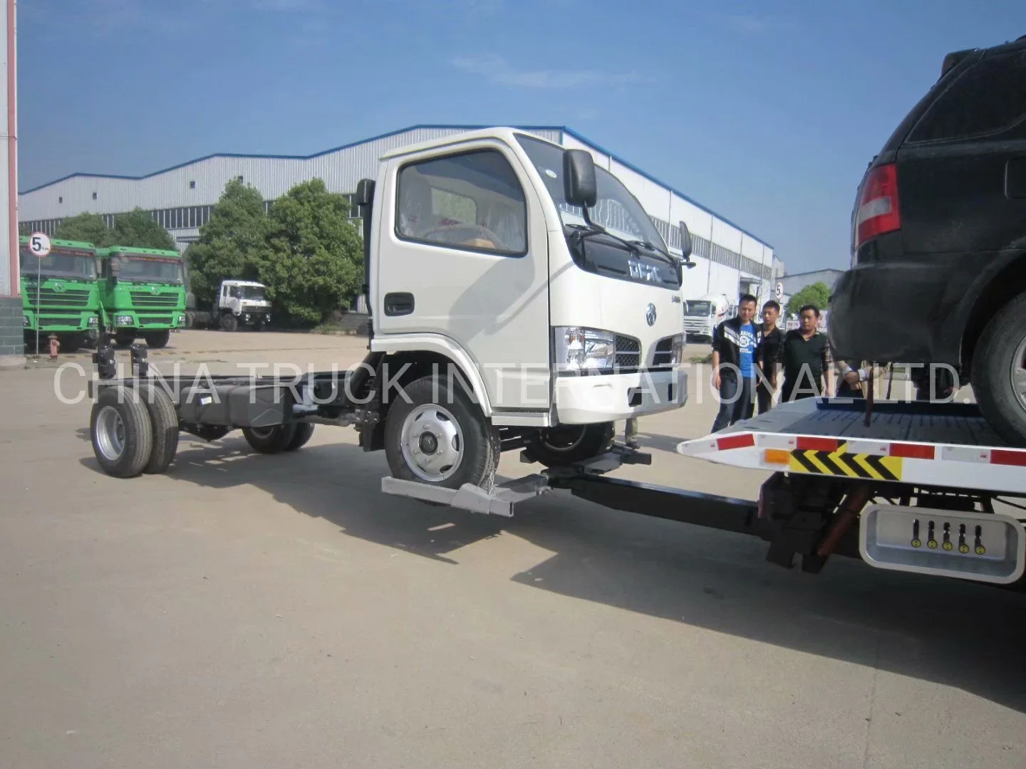 4X2 Wrecker Vehicle Capacity 5tons Road Platform Wrecker Truck