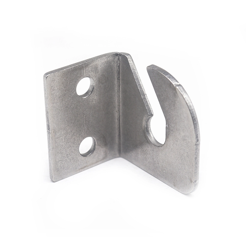 China Custom Metal Alloy Fabrication Polish L Shaped Mounting Bracket Right Angle Bracket Furniture Fitting Bracket