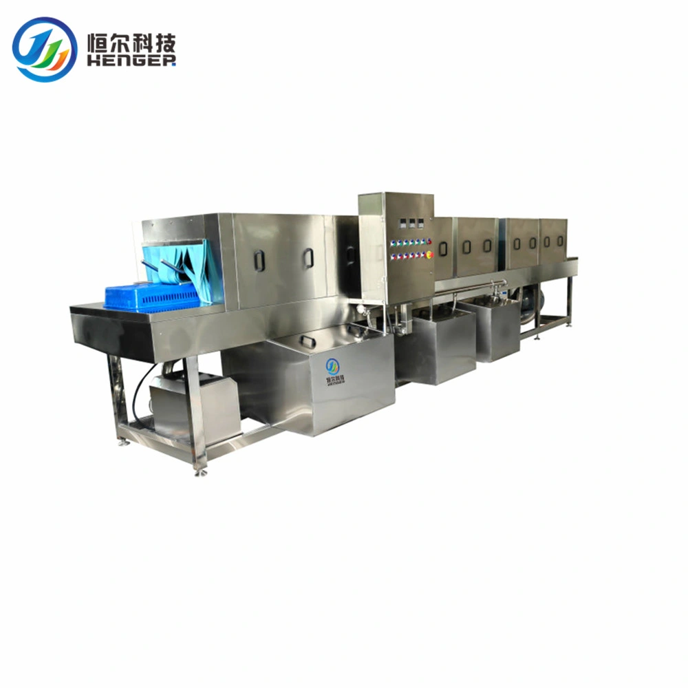 Automatic Nuts Box Washing Machine Fruit Meat Crate Washer Price