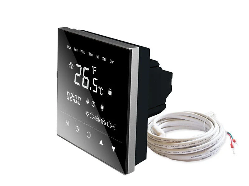 Thermostat électronique de l'écran tactile 16A 220V/230V pour système de chauffage au sol