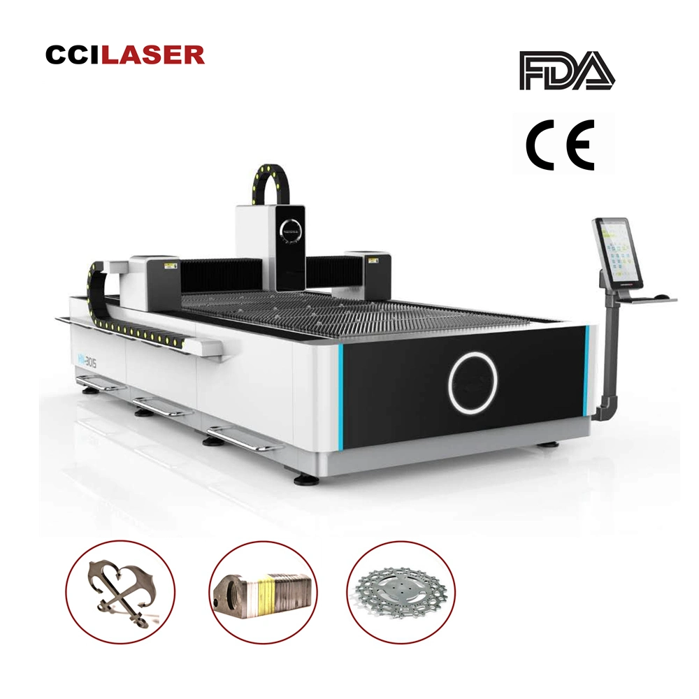 800W 1000W Stainless Steel Fiber Laser Cutting Machine for Sheet Metal