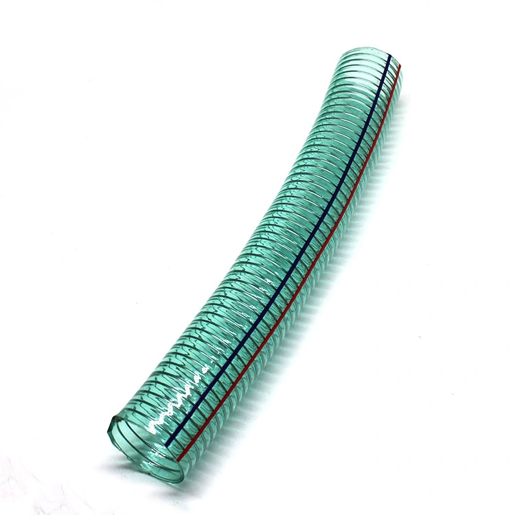 Direct Factory flexible Blue Steel Wire Reinforced PVC Strengthen Hose Suppliers with FDA