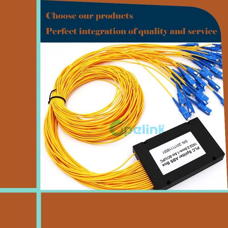 1X32 Fiber Optic PLC Splitter with SC/PC Fiber Optic Connector