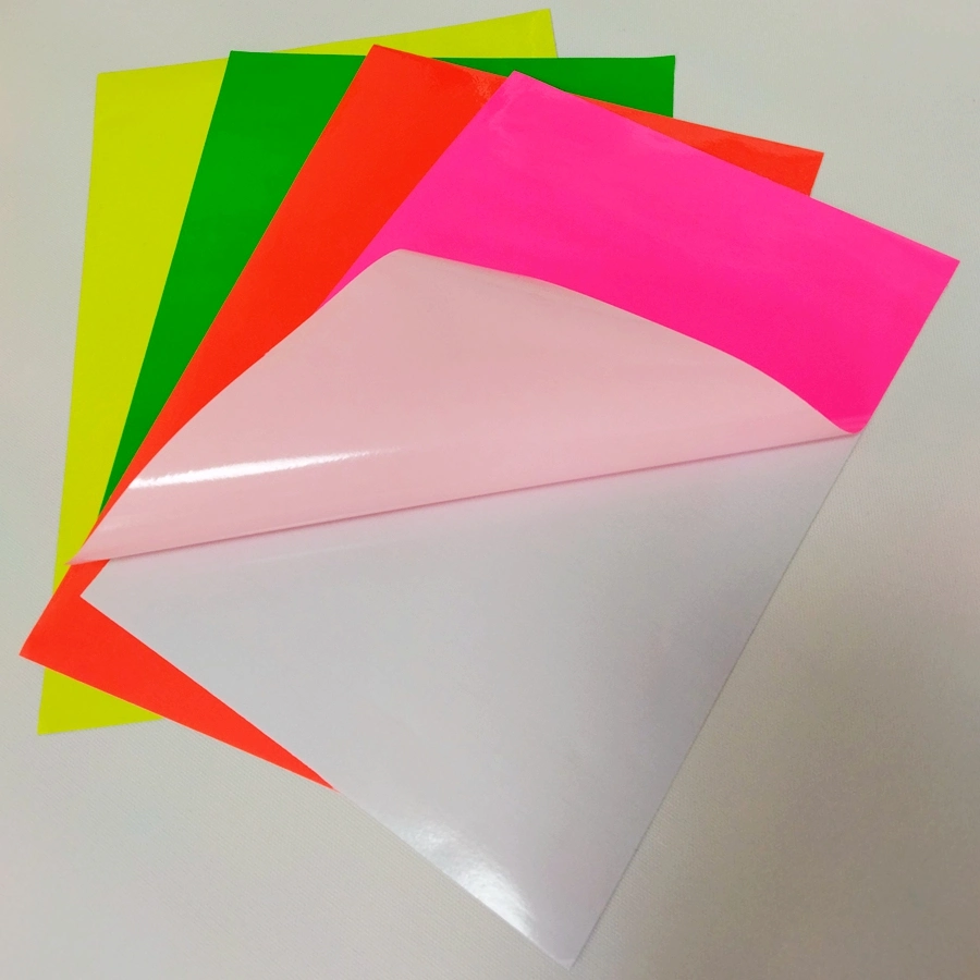 Self Adhesive Neon Fluorescent Color Vinyl FC2000