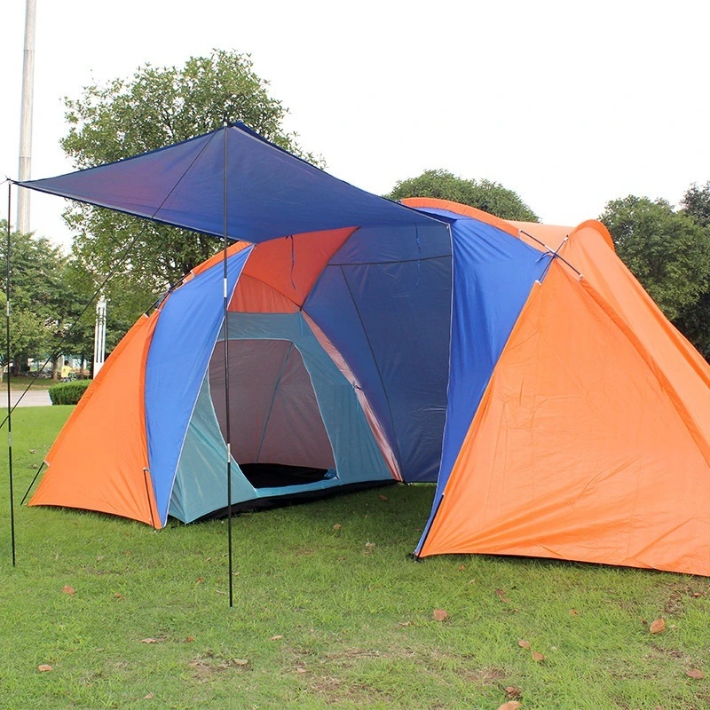 Gran Camping Tent impermeable Doble capa dos Dormitorios Viajes para Fiesta Familiar Pesca de viaje Ci16937