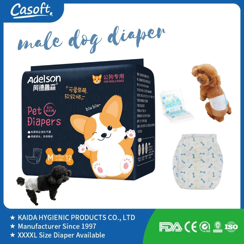 Male Dog Physiological Pants Pet Diaper Disposable Pet Supply Factory Directly Supply