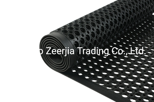 Anti Slip Workbench Rubber Mat, Anti-Bacteria Rubber Door Mat with Safety Edge