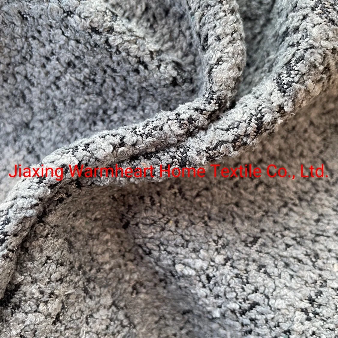 Teddy Fur Woven Furniture Fabric Decorative Cloth Upholstery Fabric in Stock (WH34)