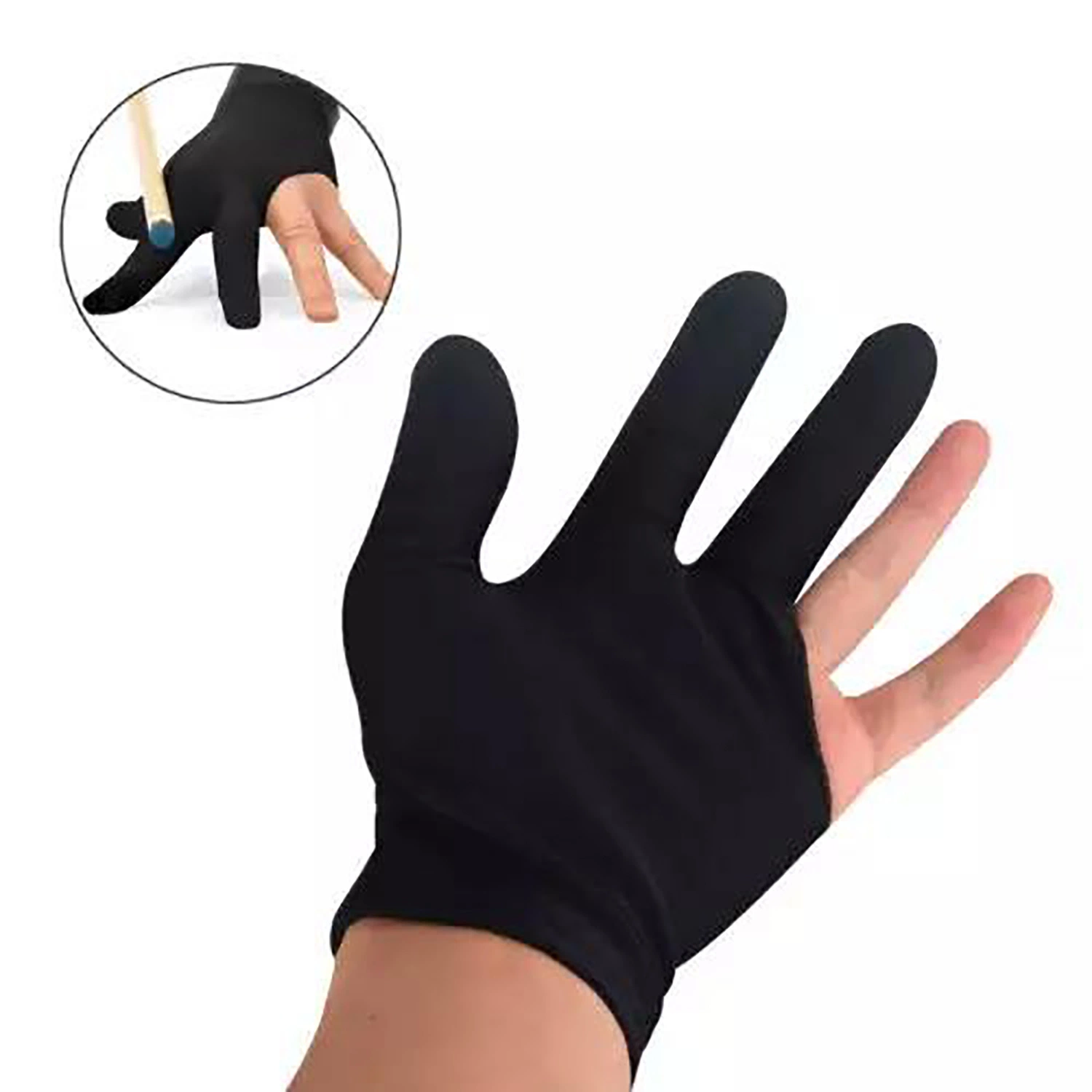 Billiard Gloves Snooker Sport Parts Three-Finger Half Glove Pool Accessories Wyz22577