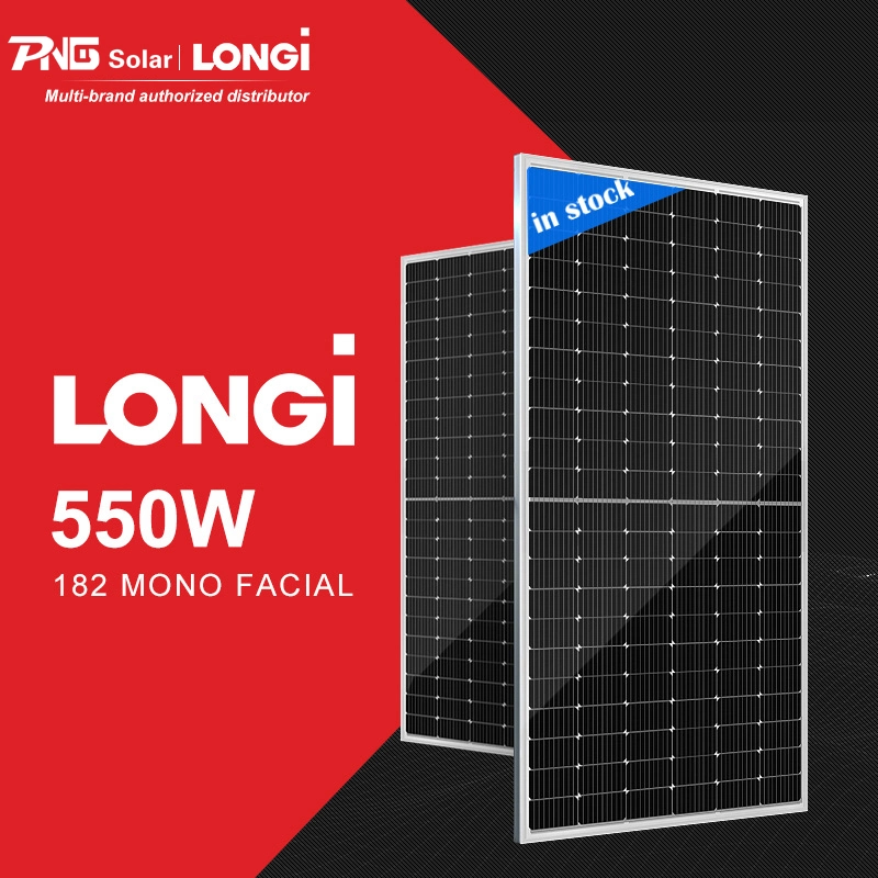 Tier One Longi 545W 550W Painel Solar em stock a entrega do original Longi Preço Painel Solar