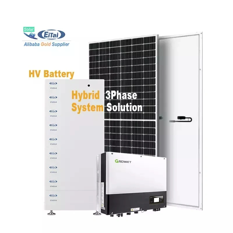 Growatt Home Hybrid 5kw 10kw 30kw 60kw Generator Hybrid Solar Storage Kit System with Battery