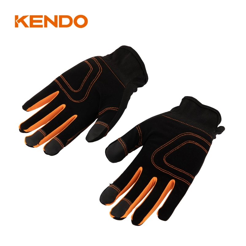 Mechanic Gloves Foam Insert in Palm and Knuckle for Anti-Vibration Protection