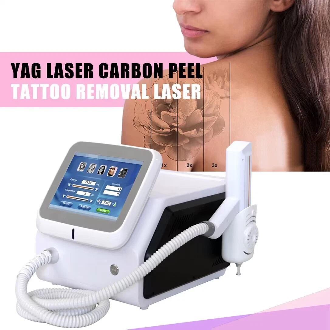 Neues Modell ND YAG Lasergriff mit Infrarot AIM Beauty Maschine für Tattoo Entfernung