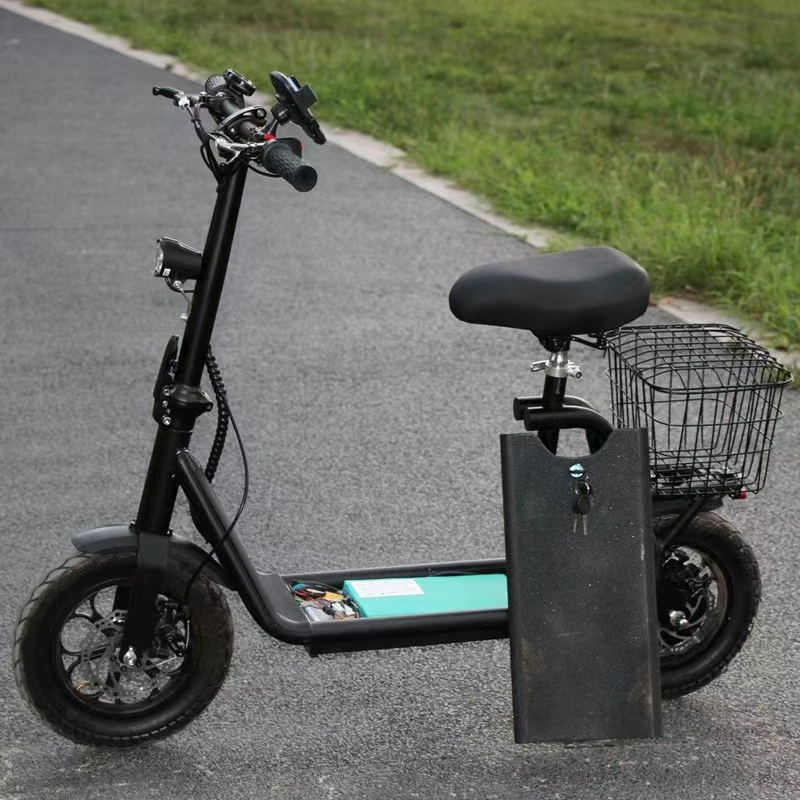 Mini Scooter Elektro-Fahrrad 350W 500W Hinterradnabe Motorrad 12inch Portable eBike Escooter Elektro-tragbare Fahrrad für Frauen