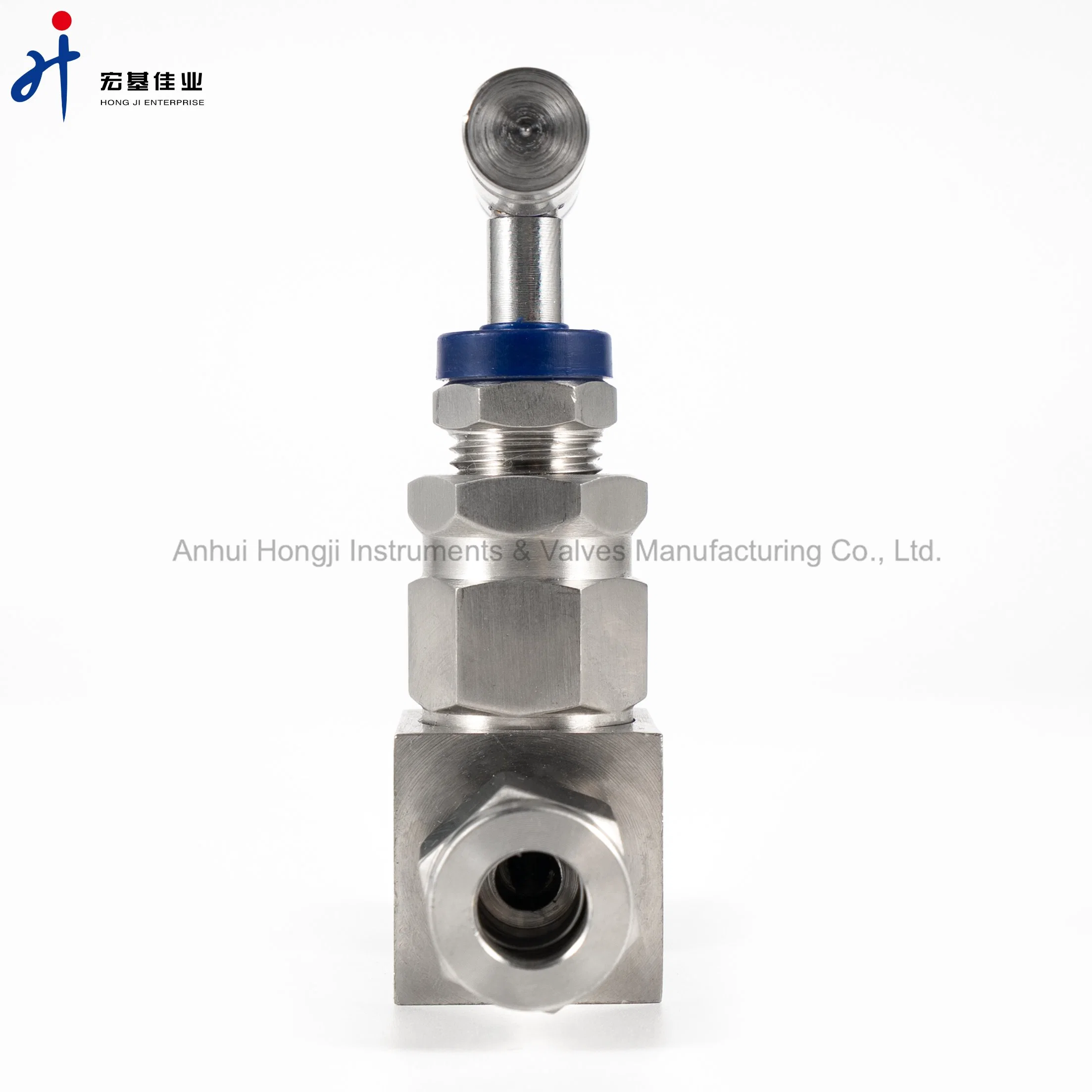 Stainless Steel 316/316L 6000psi Hydraulic Needle Flow Control Valve Two Ferrule Adjustable Small Needle Valve