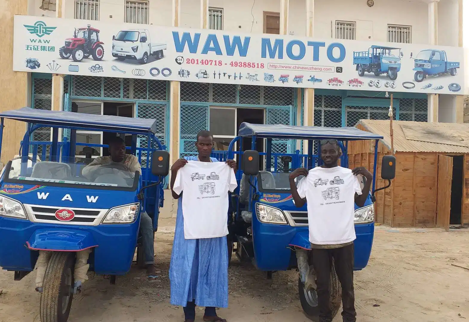 TRICYCLE DIESEL WAW/VÉHICULE À TROIS ROUES POUR LES ZONES DE CONSTRUCTION