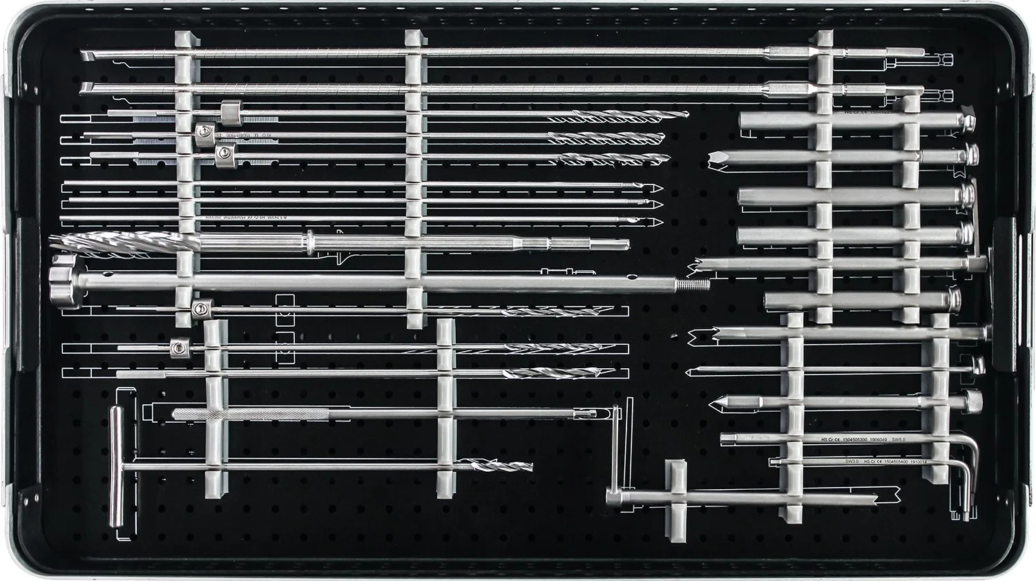 Surgical Equipment Tibial Intramedullary Nail Instrument Set (Professional X Series)