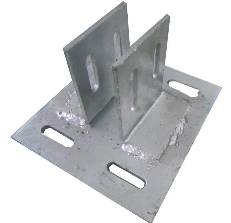 Cold Galvanized Embedded Parts/Embedded Steel Plates/Galvanized Iron Plates/Curtain Wall Fittings/Engineering Curtain Walls Shall Be Welded with 6, 8 and 10