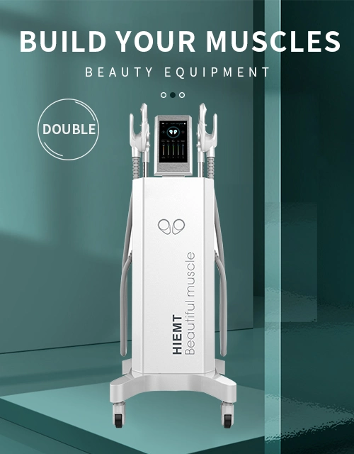 EMS máquina 2 manijas con tecnología Hi-EMT Slim Beauty Machine