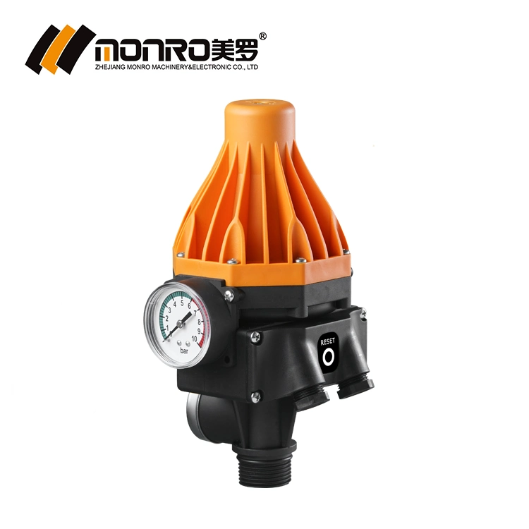 EPC-3p Spain Type Adjustable 1.5bar Water Pressure Pump Control with Pressure Gauge