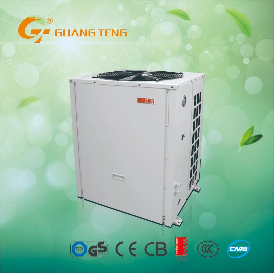 bomba de calor de fonte de ar de poupança de energia Guangteng 12,5kw no aquecedor de água para o prédio comercial Gt-Skr12kp-10