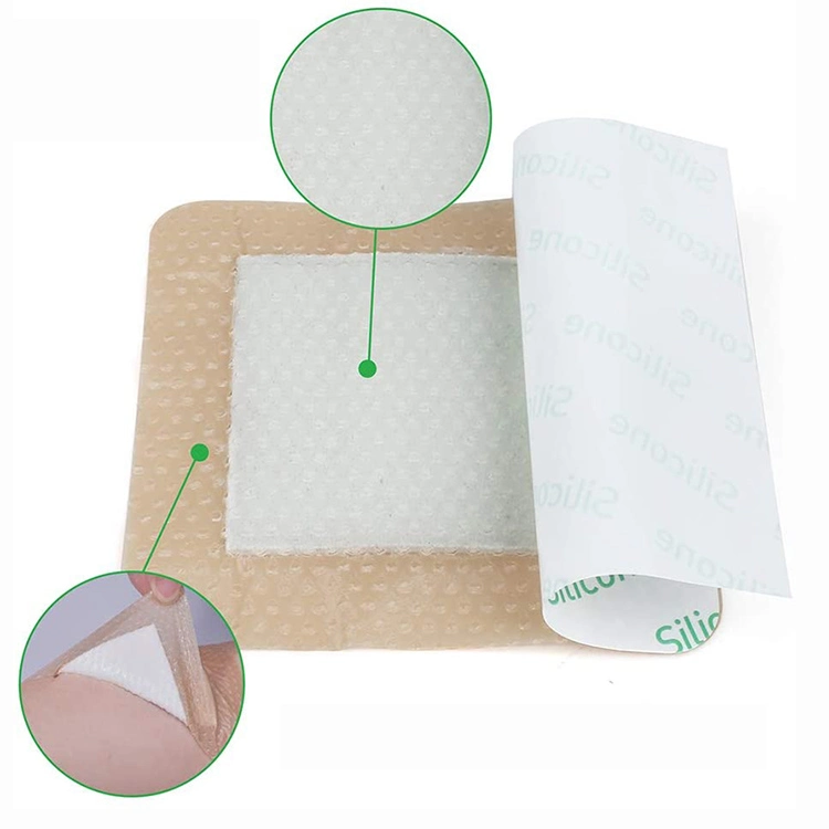 Functional Advanced Bandage Silicone Foam Wound Dressing for Exuding Wounds