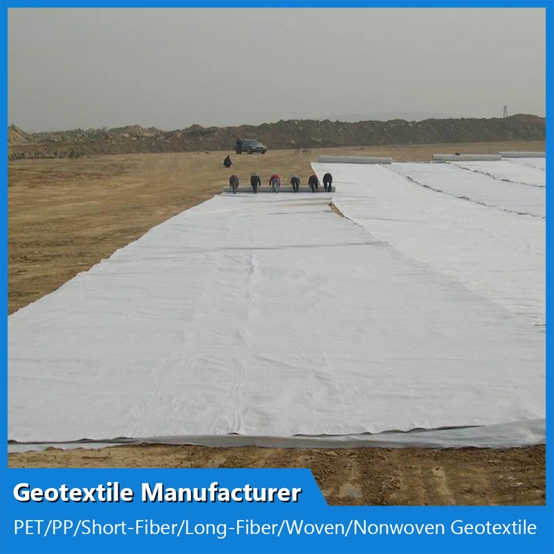 Pet Staple Fibers Needle Punched Geotextile for Road Construction Factory Direct Sales