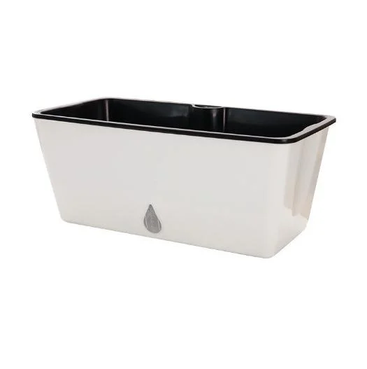 La conception du bassin de plastique double paresseux Planter Box