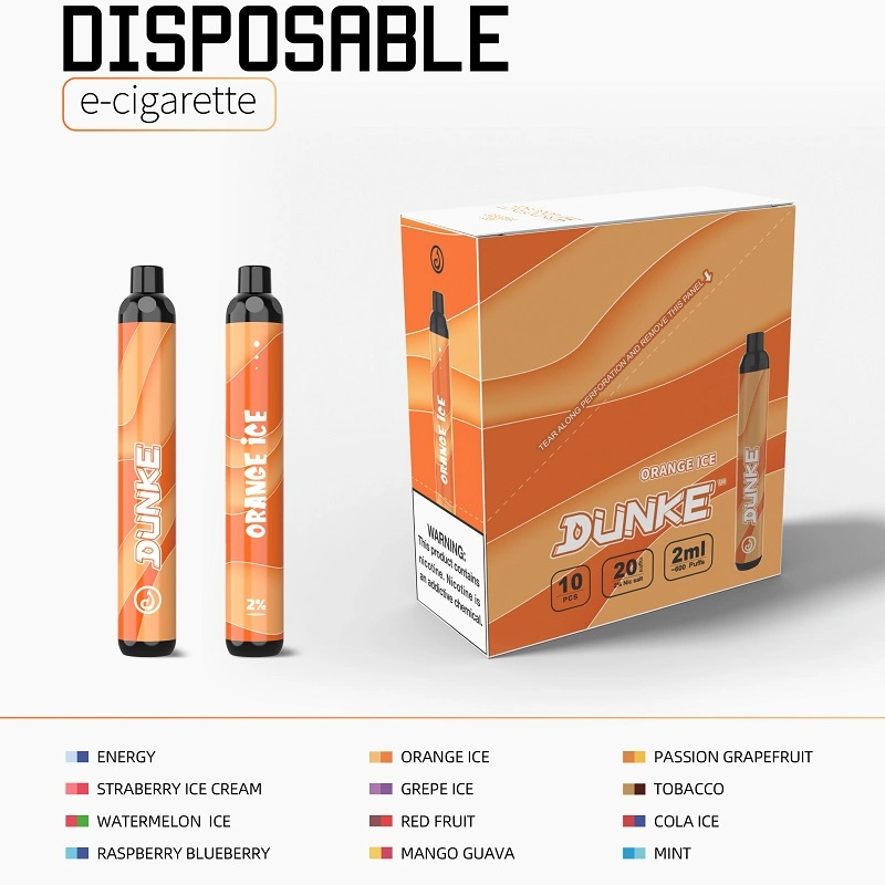 Dunke 2000 Puff 6ml Kit desechables Vape Pen fábrica Mayorista/Proveedor E-cigarrillo Desechable Vaporizador Varios líquidos E Wape Vapotage Jetable Dispositivo Fumar Vape