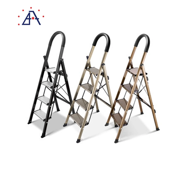 Home Use 3 4 Steps Aluminum Ladder