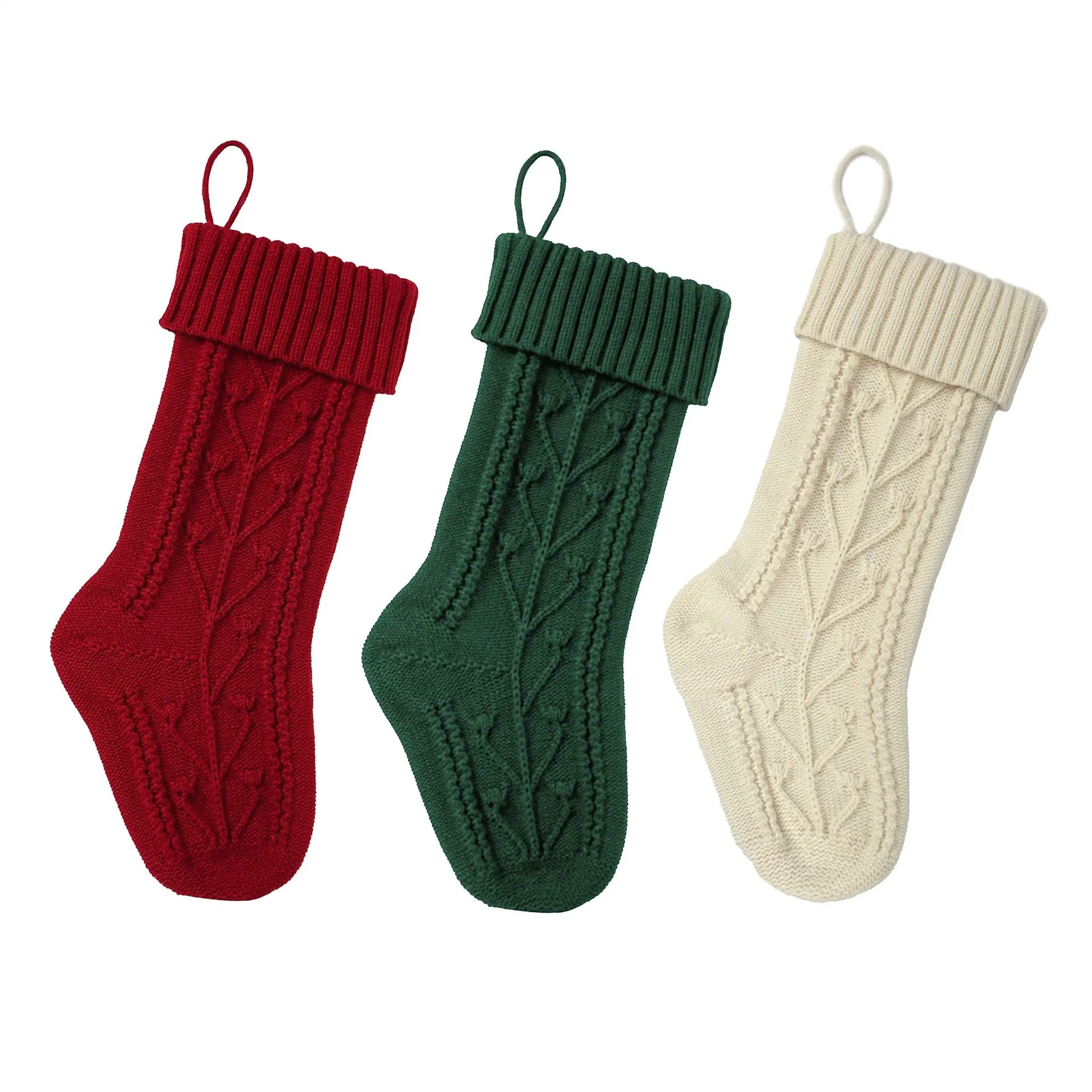 Wholesale/Supplier Christmas Stocking Ornaments Plush Bulk Hanging Children Gift Bags Socks Decoration