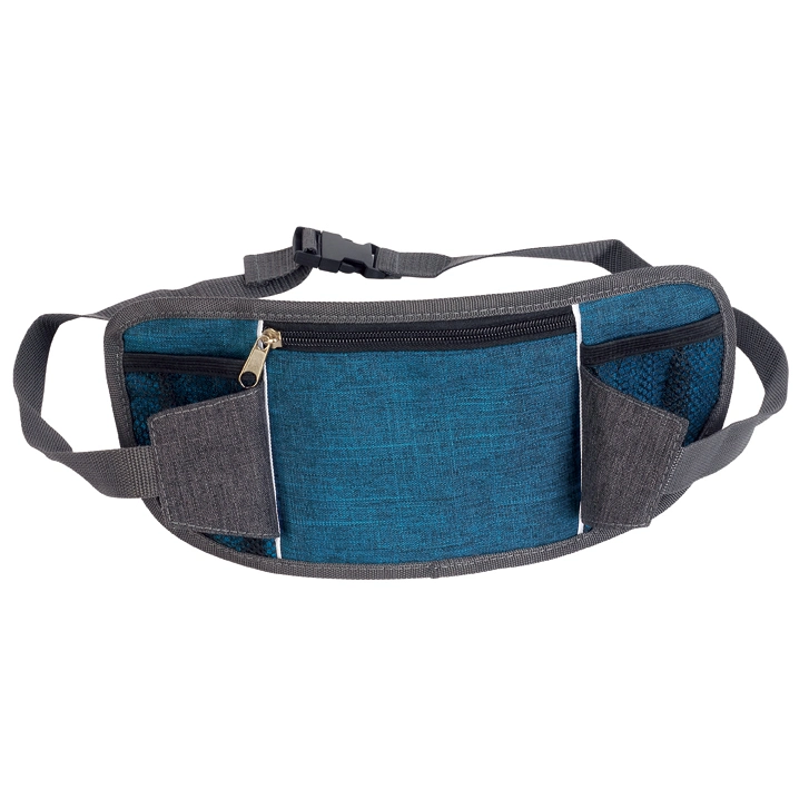 OEM Customized Fashion Design Adjustable Running Belt Leisure Polyester Promotion Gift Sport Gym Waist Bag