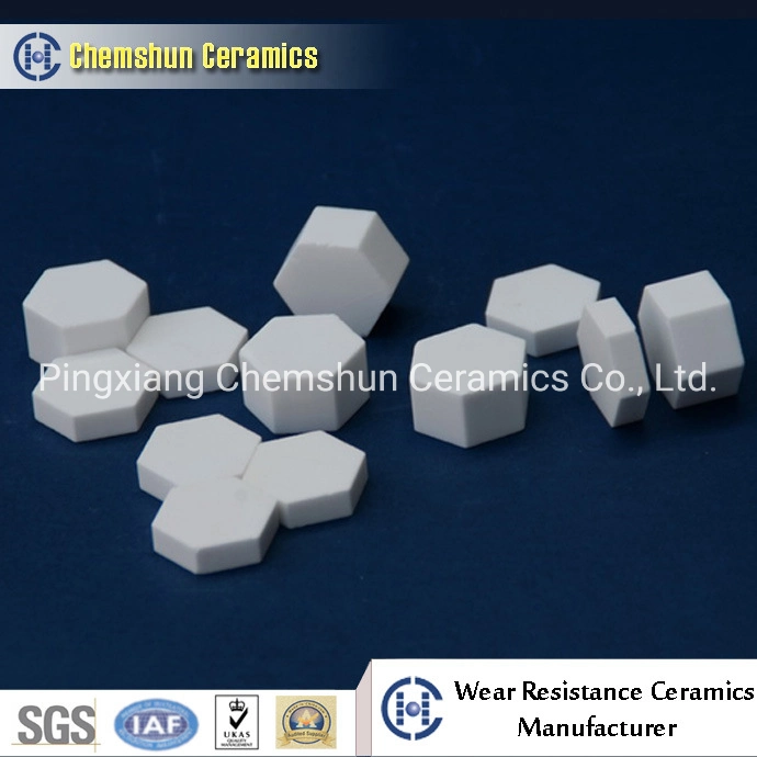 Square Ceramic Wear Tile Liner as Pulley Lagging Ceramics