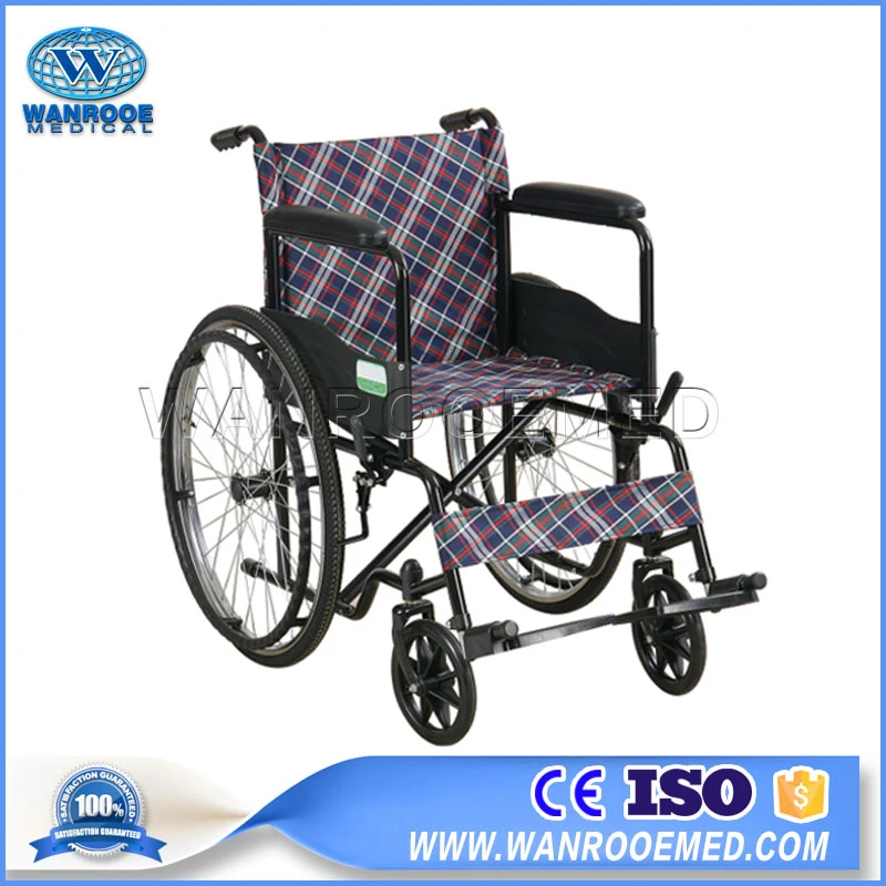 Bwhm-1b14 Leichtgewicht verstellbarer Aluminium-Falz-Transport Sport manuell Rollstuhl