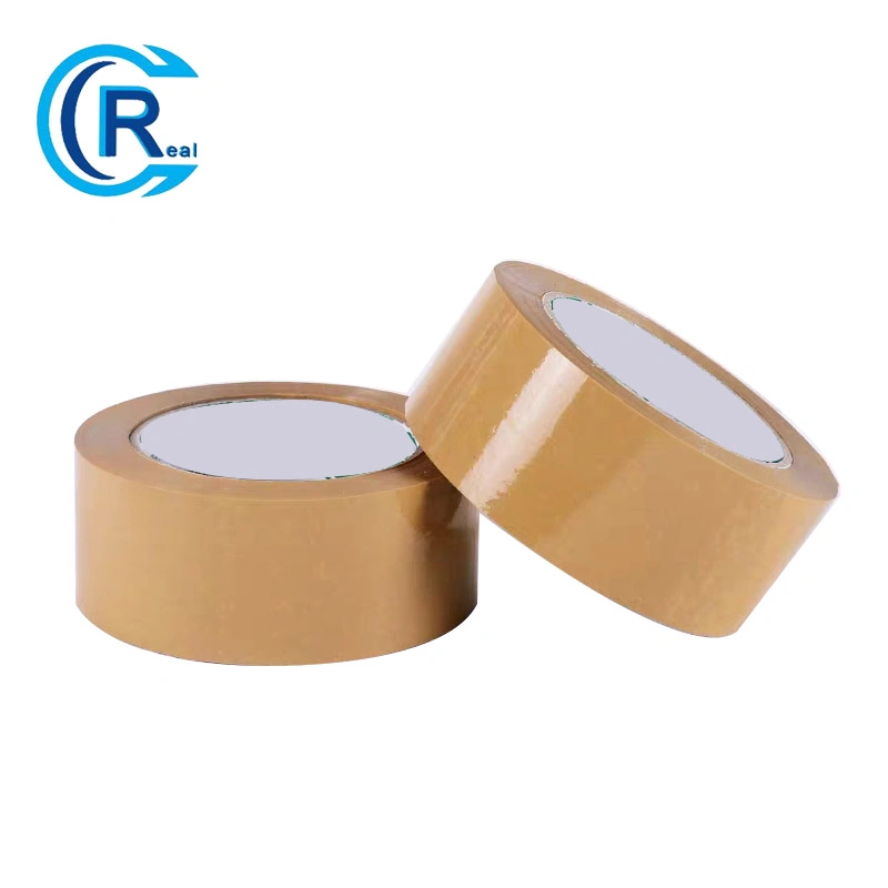 Brown Coffee Tan Packing Tape Refills, Heavy Duty for Packaging, Shipping and Moving, 2.4mil 1.88 Inch X 60 Yard