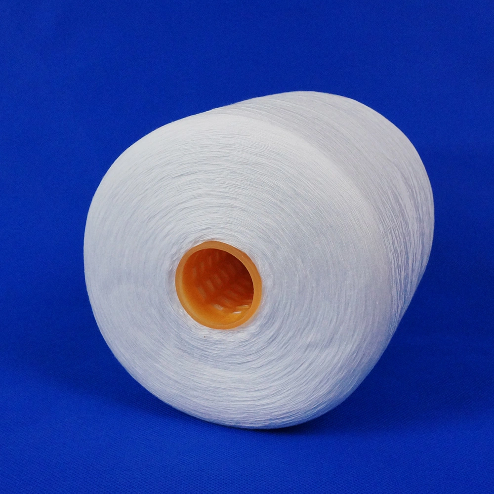 Sewing Thread Manufacturer Bleach Spun Dyed Yarns 42/2/3 for Sewing Weaving