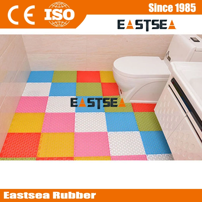 LDPE Plastic Ground Safety Anti-Slip Bath Toilet Asemmble Mat