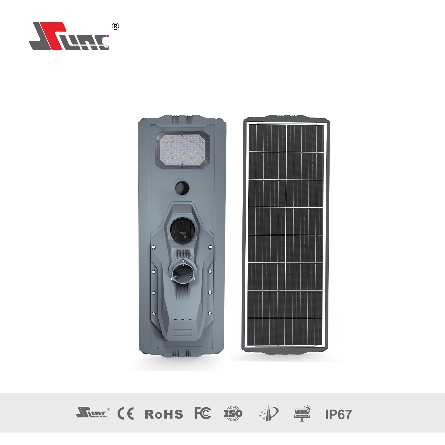 Sunc 100 Вт Новая модель 100 Вт Встроенный наружный светильник Solar Street Light С камерой 1440p