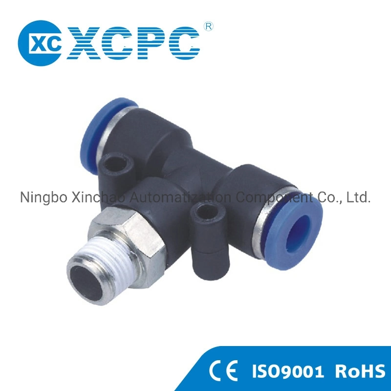 Xcpc Pneumatic Manufacturer China OEM Supplier BSPP Thread Nse Speed Controller Plastic Push-in Pneumatic Fittings