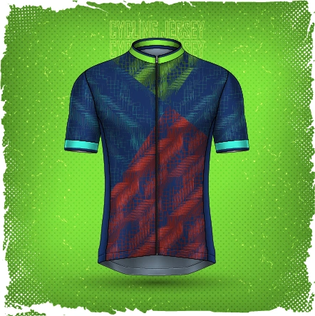 La conception personnalisée léger Quick Dry respirant l'impression personnalisée Cycling Bike Shirt à manches courtes