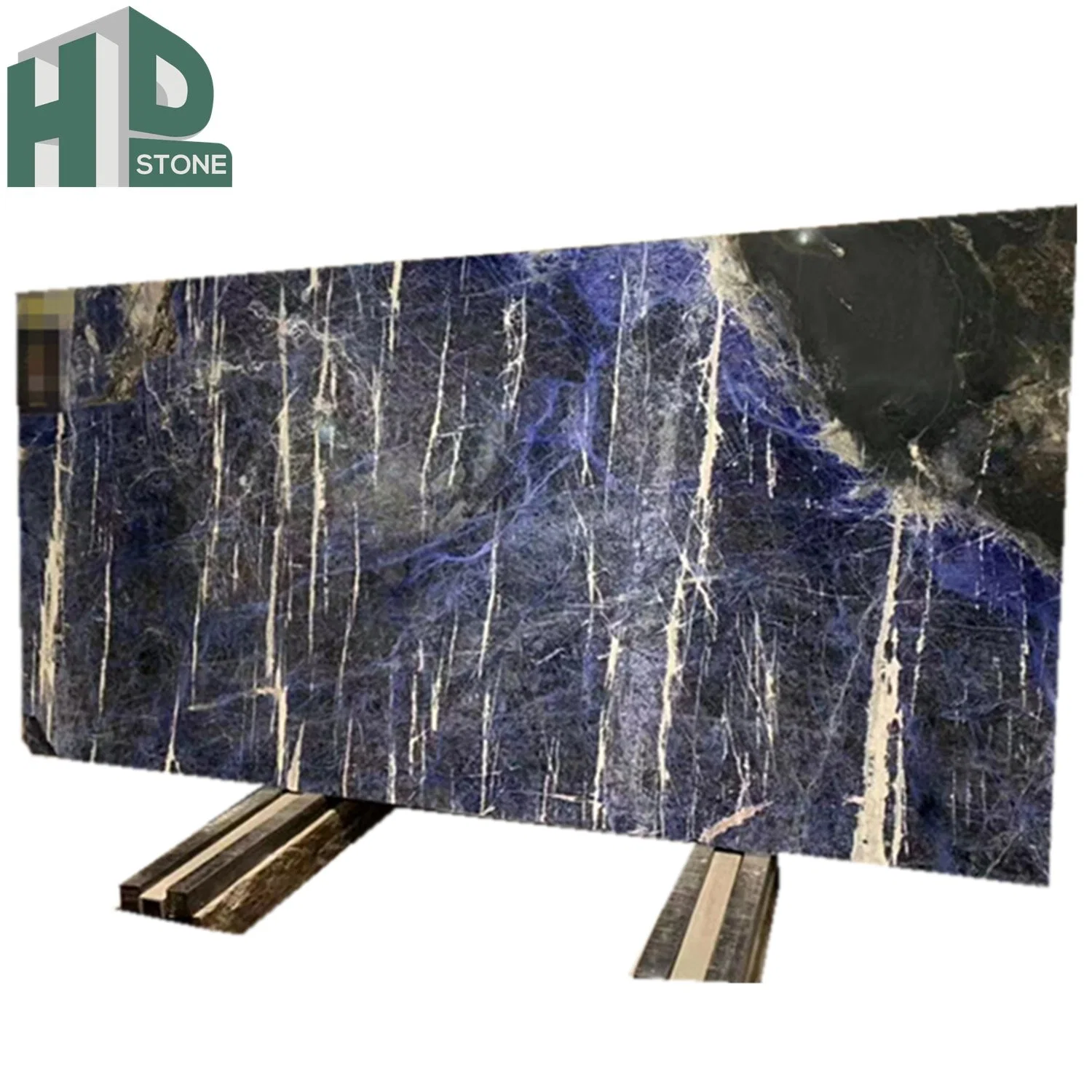 Unique Luxury Natural Stone Blue Expensive Cloisonne Van Gogh Starry Sky Marble Slabs